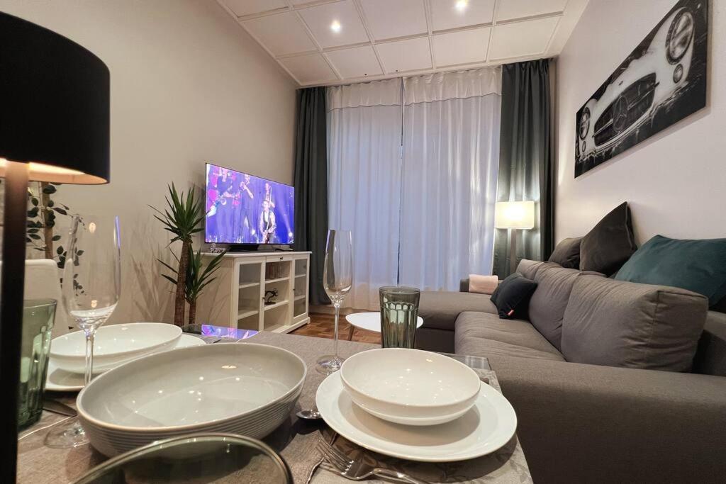 Soul-Apartment Terrasse Privat-Parkplatz Boxspringbett 55Zoll Tv Wlan Лейпциг Екстер'єр фото