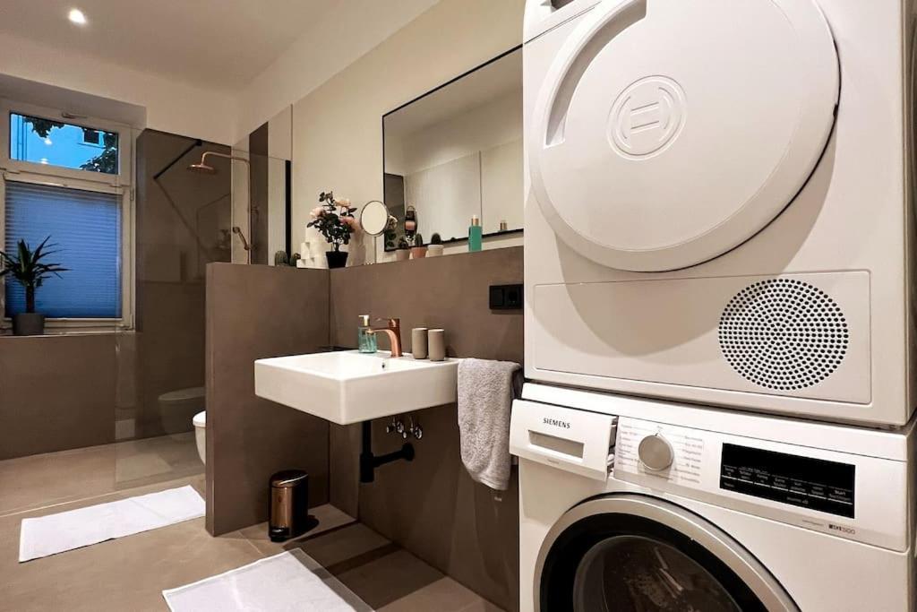 Soul-Apartment Terrasse Privat-Parkplatz Boxspringbett 55Zoll Tv Wlan Лейпциг Екстер'єр фото