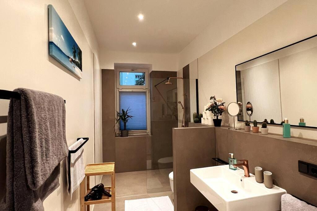 Soul-Apartment Terrasse Privat-Parkplatz Boxspringbett 55Zoll Tv Wlan Лейпциг Екстер'єр фото