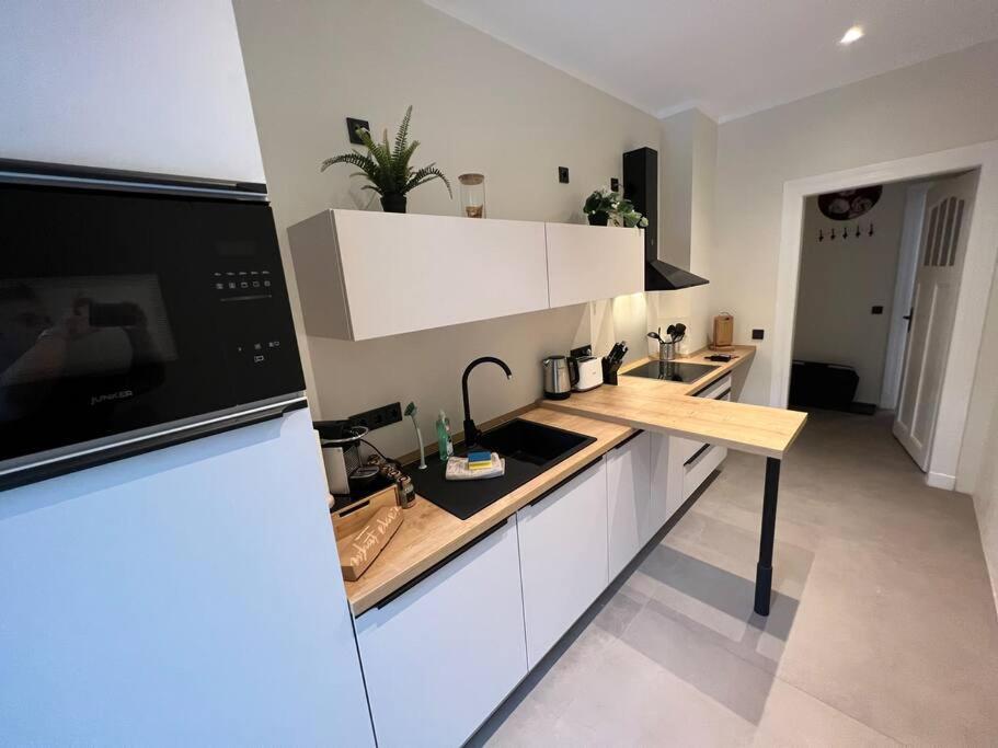 Soul-Apartment Terrasse Privat-Parkplatz Boxspringbett 55Zoll Tv Wlan Лейпциг Екстер'єр фото