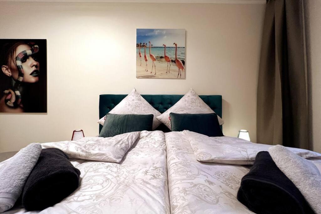 Soul-Apartment Terrasse Privat-Parkplatz Boxspringbett 55Zoll Tv Wlan Лейпциг Екстер'єр фото